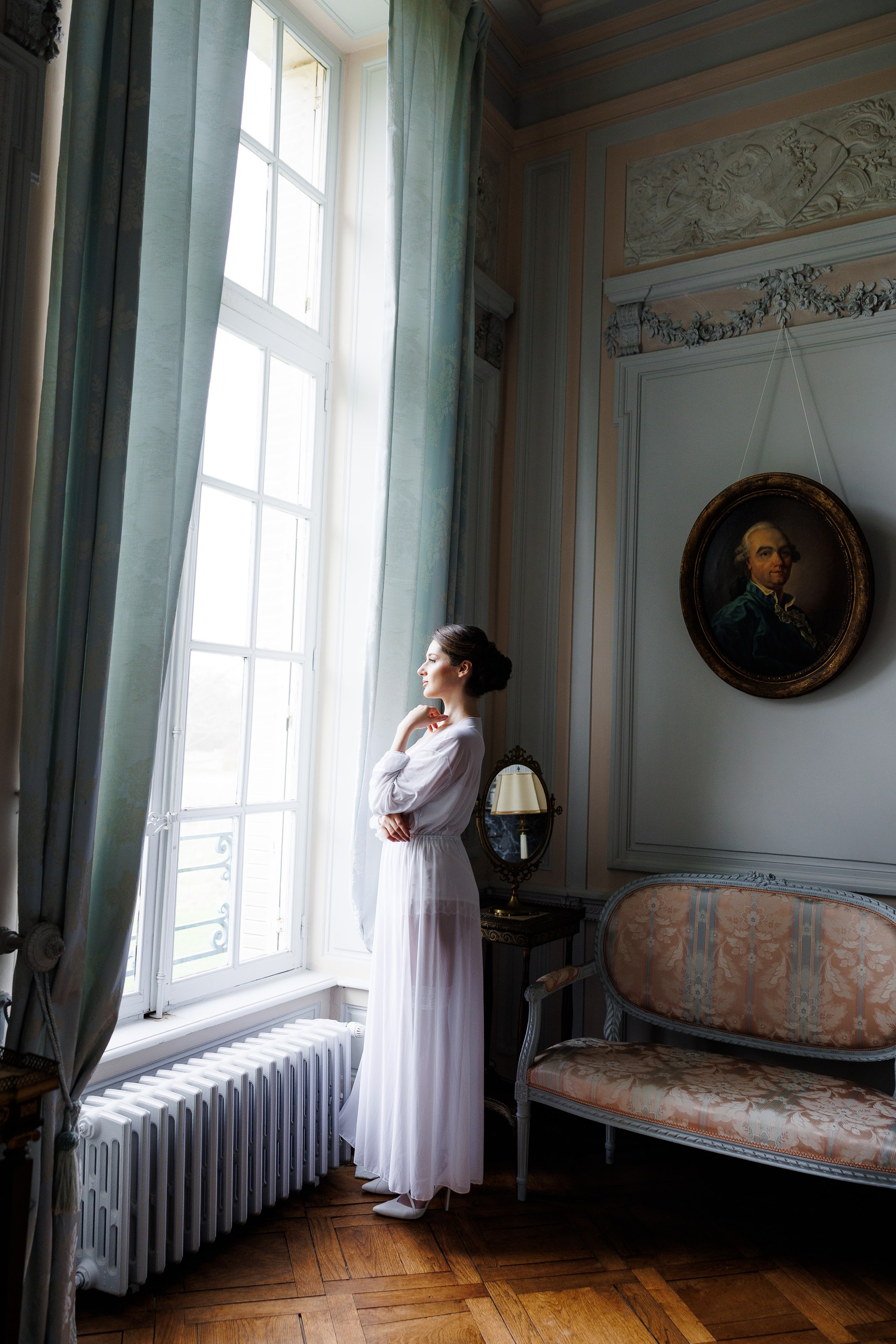 séance photo de la mariée pour un shooting de mariage