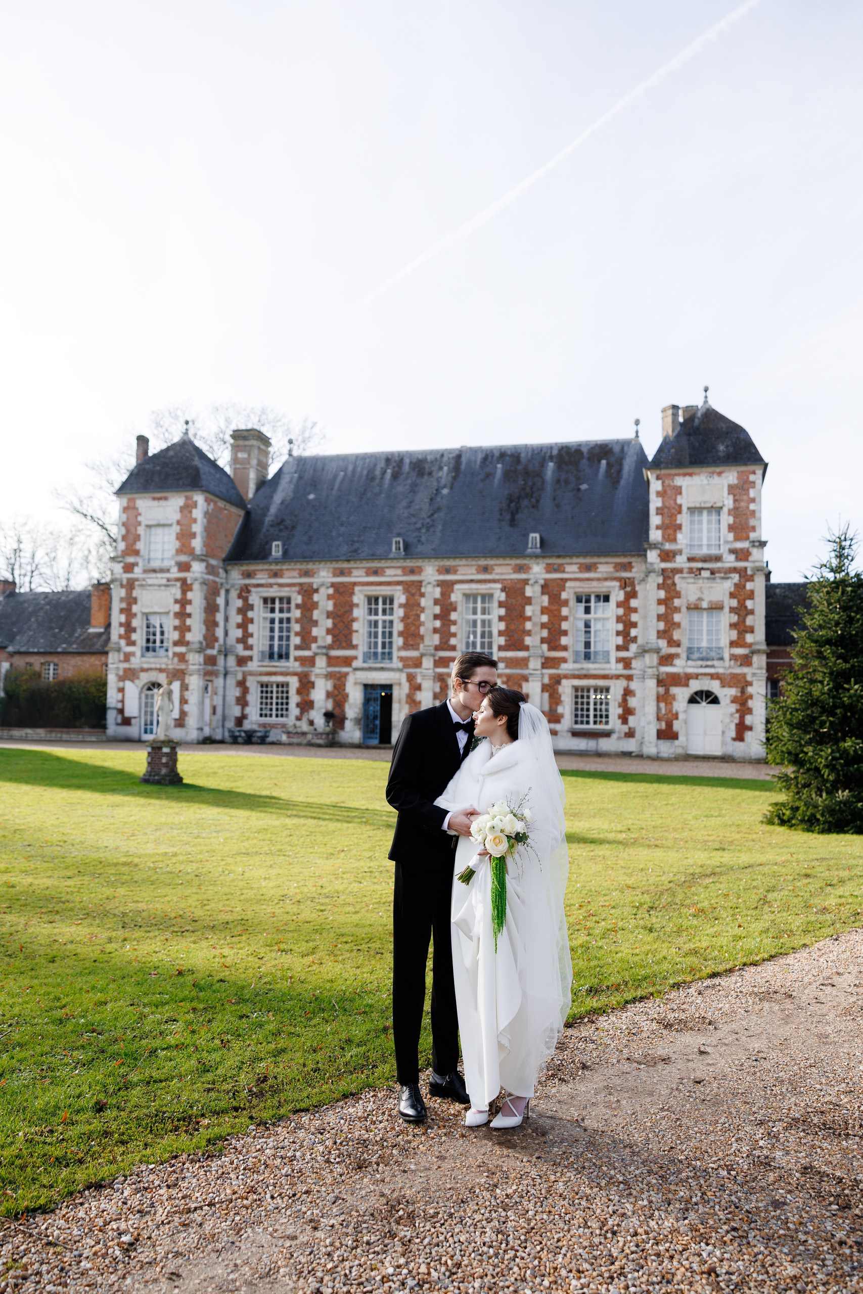 noms et photo de noms sur fond de Normandy Le Château